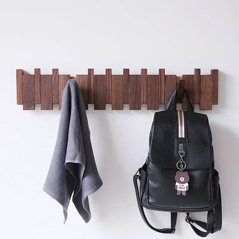 Stylish Wall Mount Coat Rack With Hooks - VogeLuxe