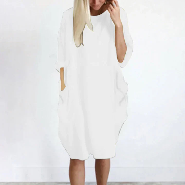 Comfy Summer Sundress with Pockets for Women