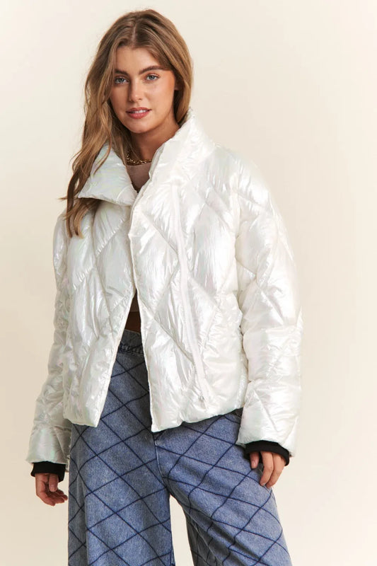 Warm Padded Down Filled Jacket - VogeLuxe
