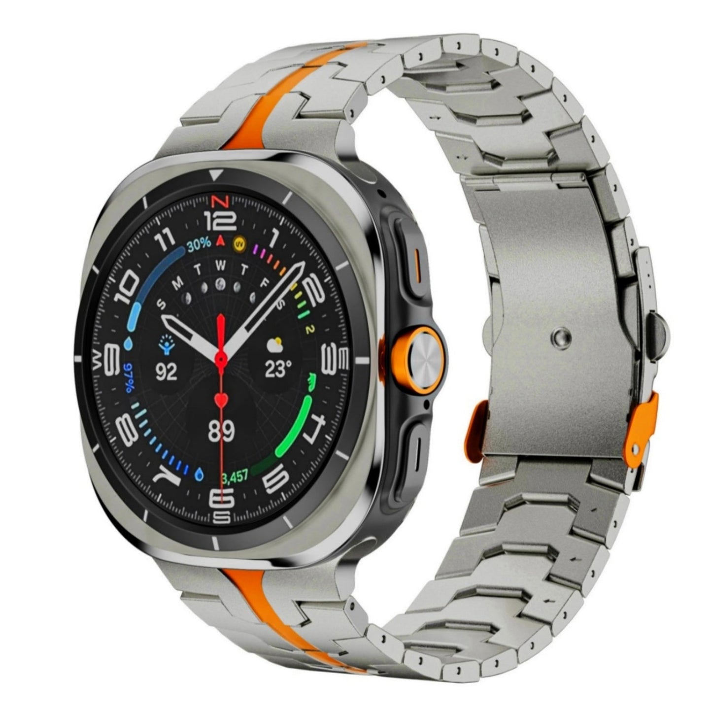 Metallic Smart Watch Strap for Latest Devices