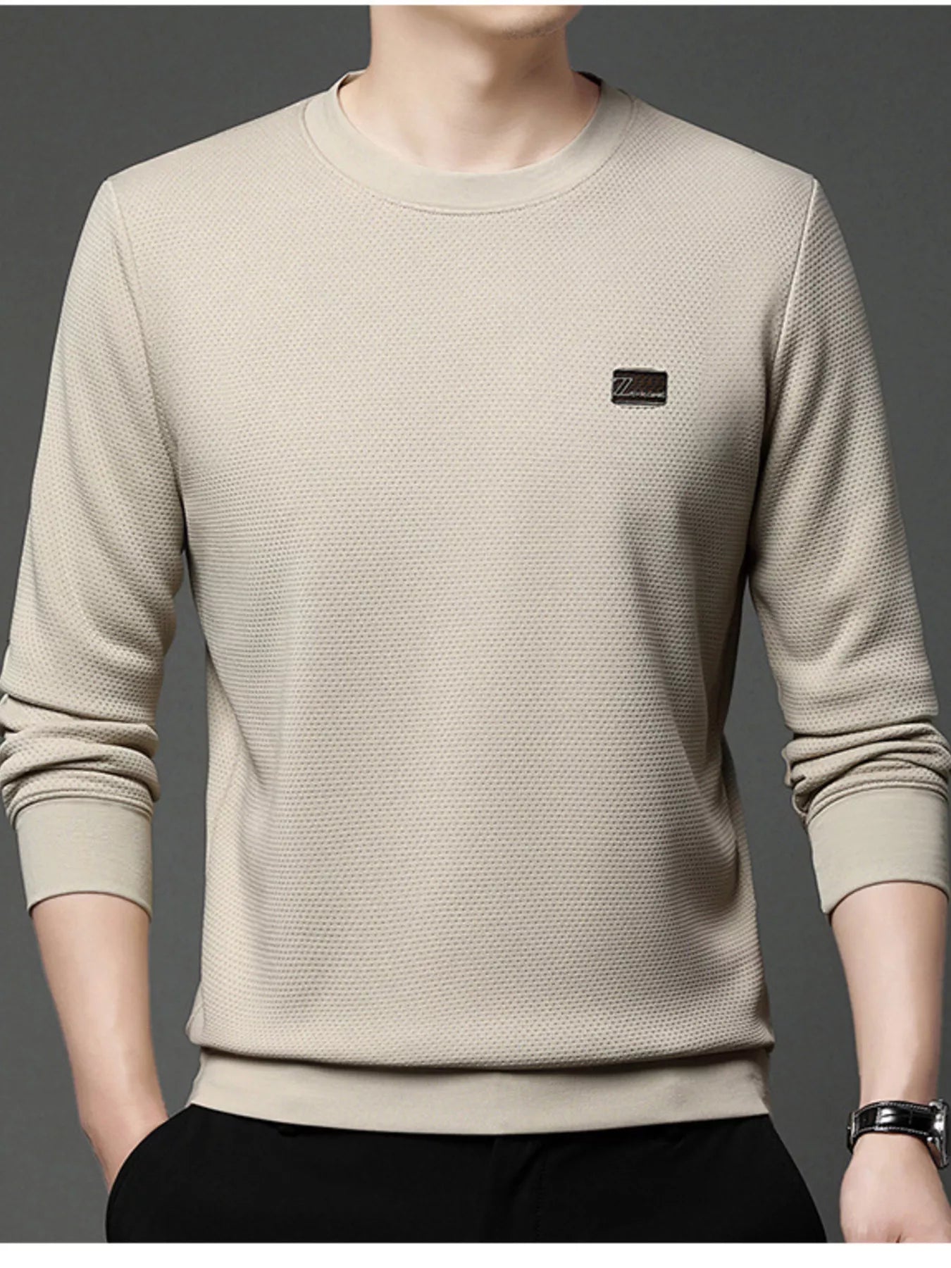 Men's XL Relaxed Fit Long Sleeve Tee Shirt