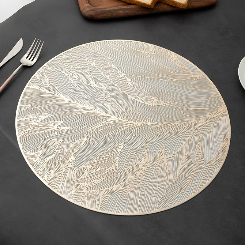 Luxury Golden Coasters Table Mats Set of 6 - VogeLuxe