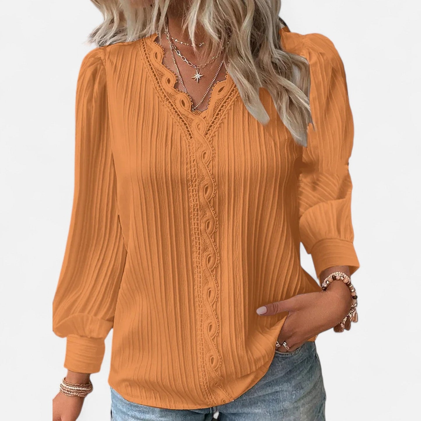Elegant Fitted Women's Blouse