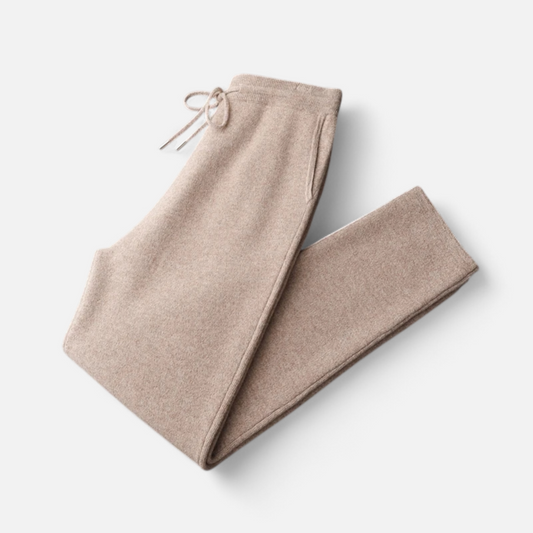 Warm Men's Merino Wool Knit Pants - VogeLuxe