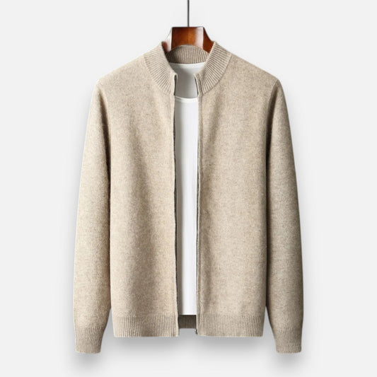 Warm Men's Merino Wool Crew Sweater - VogeLuxe