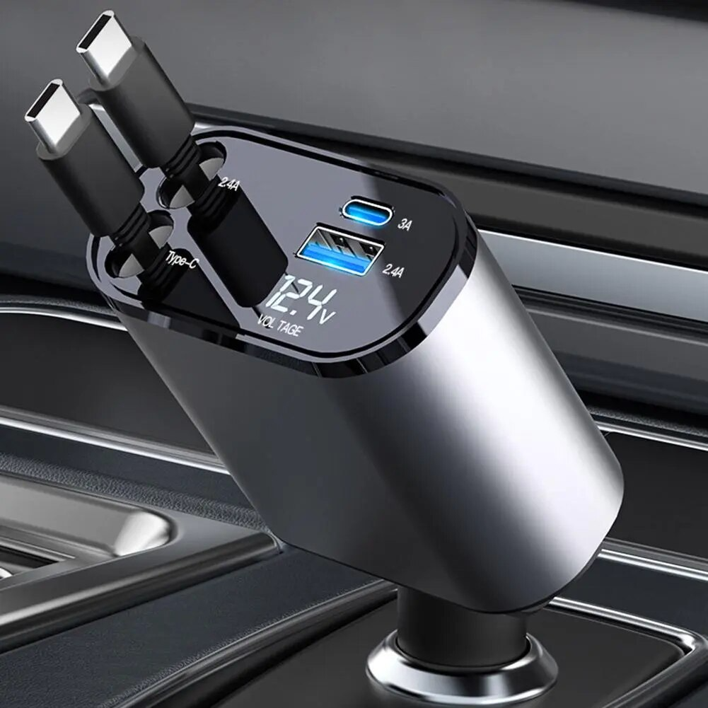 Fast 4-Port USB Car Charger Adapter - BritishElegance