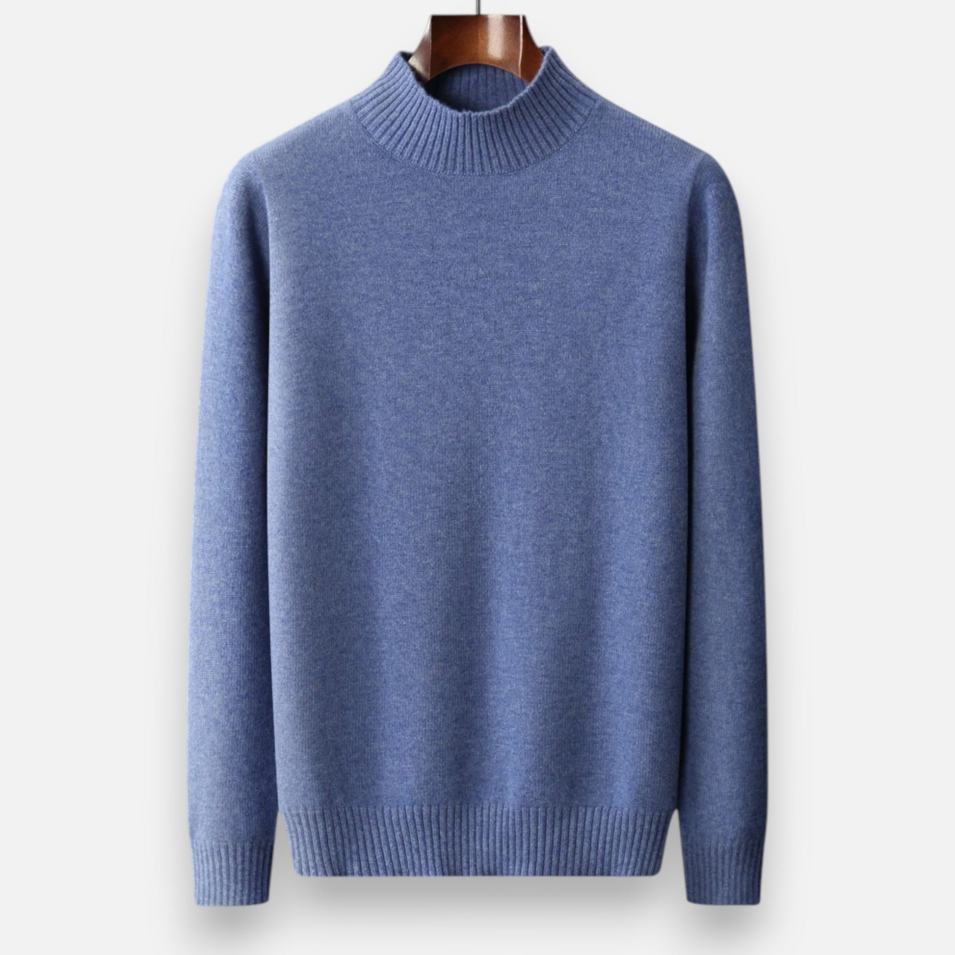 Classic Men's Wool Crew Neck Sweater - VogeLuxe