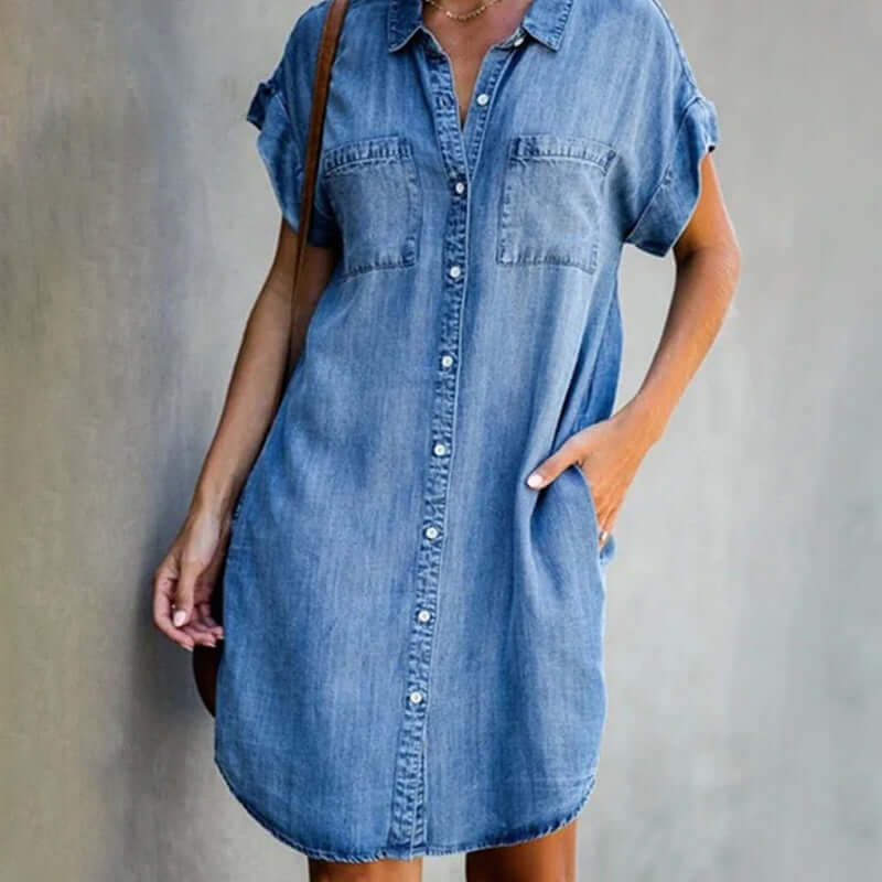 Flattering Fit Dress with Belly Control - VogeLuxe