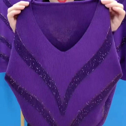 Classic V-Neck Winter Sweater