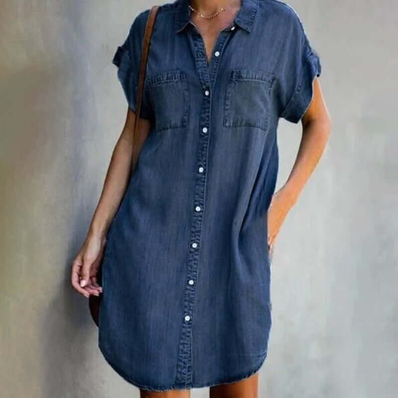 Flattering Fit Dress with Belly Control