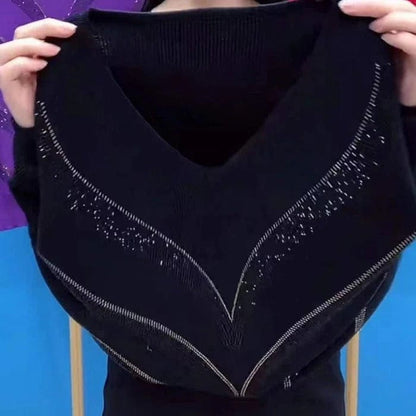 Classic V-Neck Winter Sweater