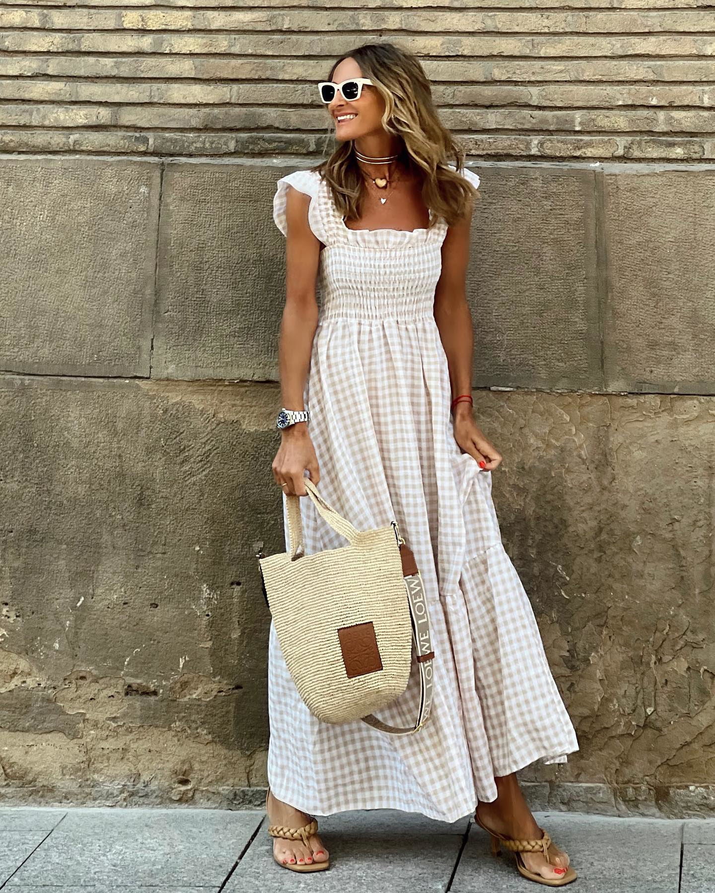 Beautiful Floral Ruffled Long Maxi Dress - VogeLuxe