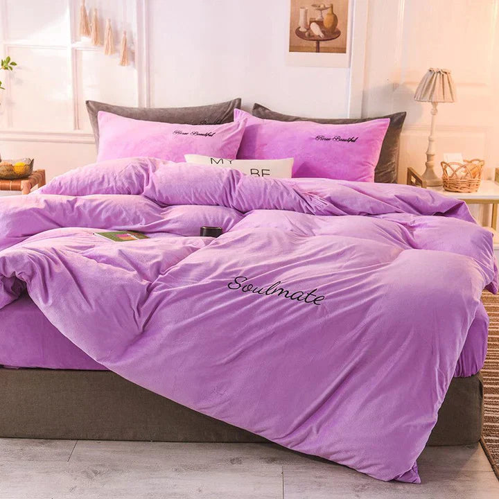 Soft Plush Duvet Cover for Comfortable Sleep