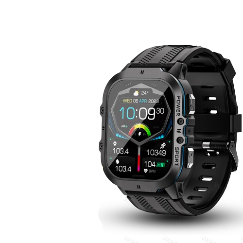 Waterproof Swim Watch: Rugged Fitness Tracker for Swimmers - VogeLuxe