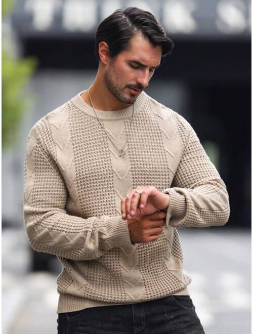 Soft Cream Crew Neck Cashmere Sweater - BritishElegance
