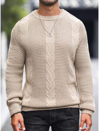 Soft Cream Crew Neck Cashmere Sweater
