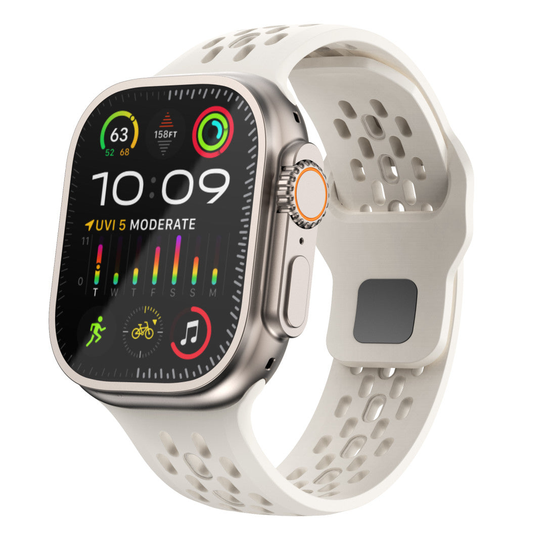 Soft Flexible Apple Watch Rubber Band Strap