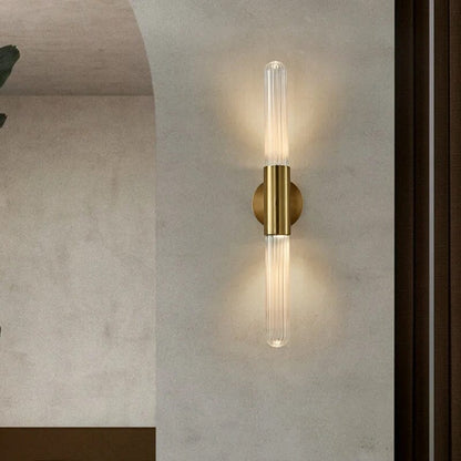Sleek Glass Floor Lamp Modern Home Decor Light