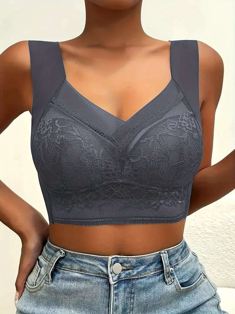 High-Impact Supportive Wireless Sports Bra