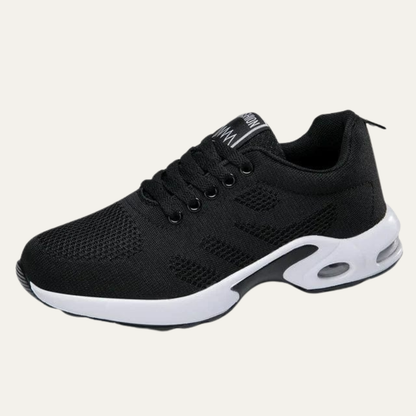 VogeLuxe | Women’s Metallic Trim Low Top Platform Sneakers