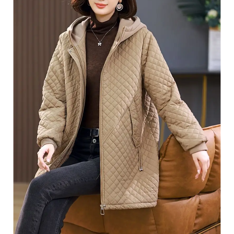 Cozy Winter Quilted Padded Jacket for Women