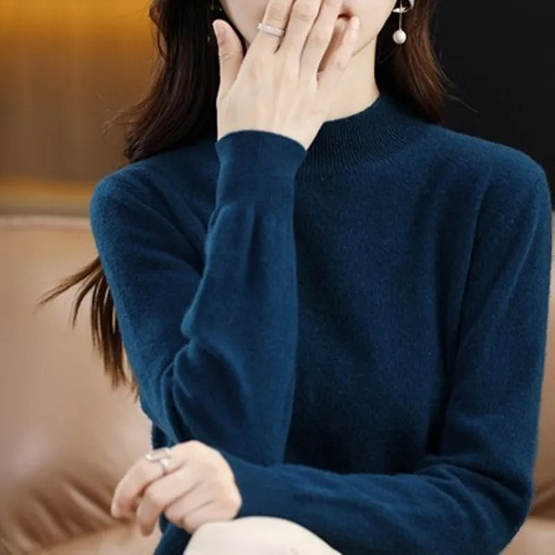 Cozy Women's Warm Turtleneck Jumper Sweater