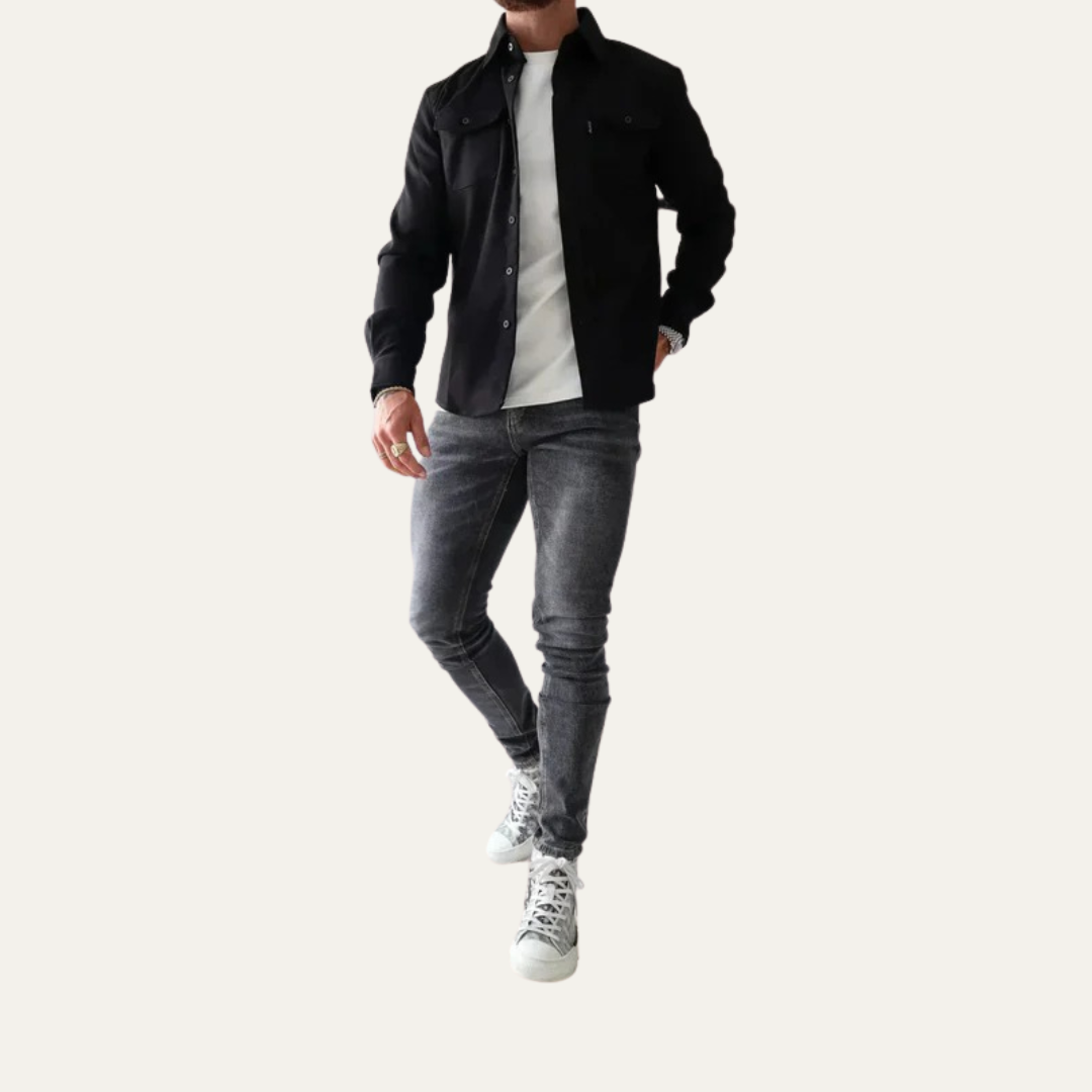 VogeLuxe | Men’s Military-Inspired Shacket