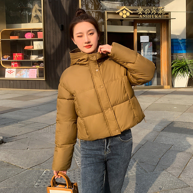Warm Short Parka Jacket For Women Everyday Wear