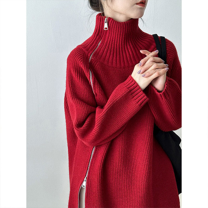 Women's Cozy Turtleneck Winter Sweater