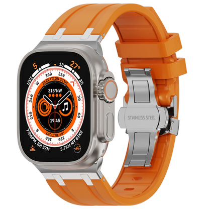 Soft Silicone Apple Watch Band with Cute Buckle