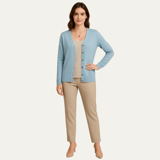 VogeLuxe | Women’s Classic Button-Front Cardigan