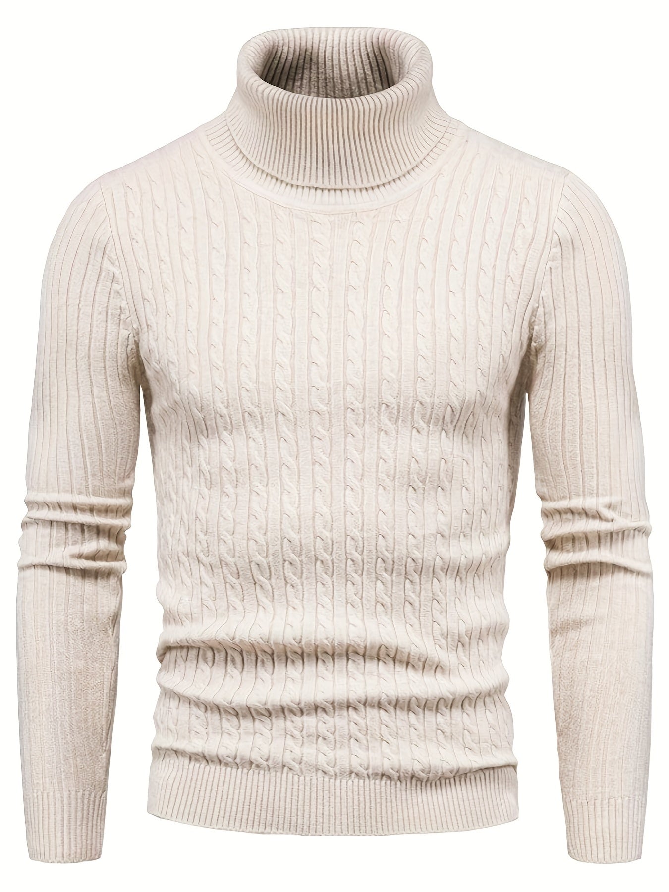 Cozy Mens Crew Neck Warm Sweater