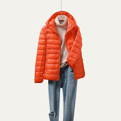 VogeLuxe | Women’s Shiny Ultralight Puffer Jacket