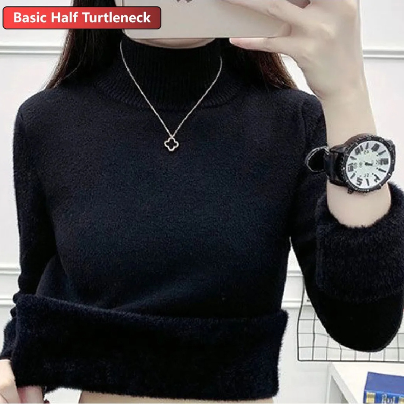 Cozy Women's Fleece Lined Winter Sweater