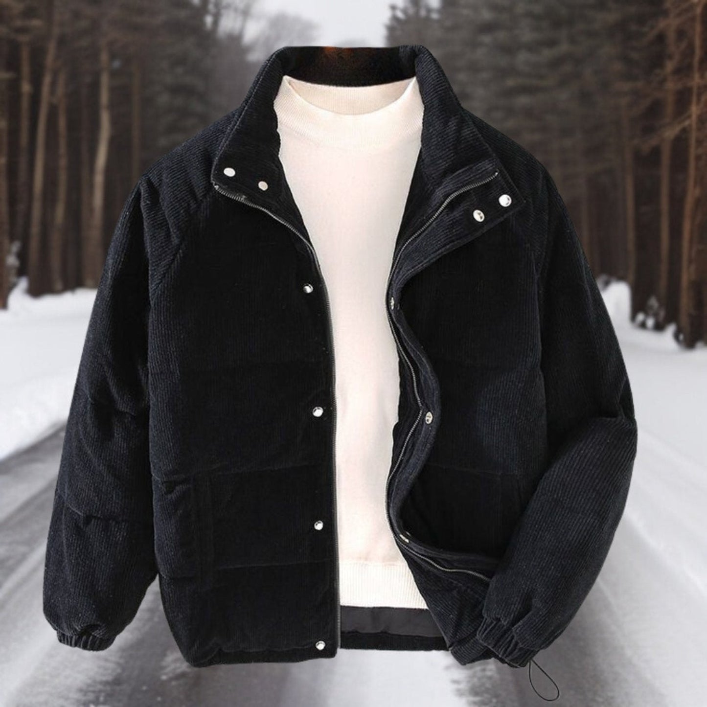 Waterproof Mens Autumn Jacket Slim Fit Coat