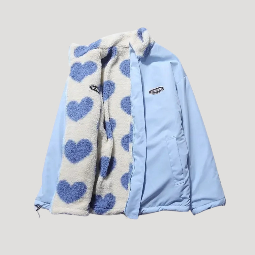 Women's Cozy Double Sided Fleece Jacket - VogeLuxe