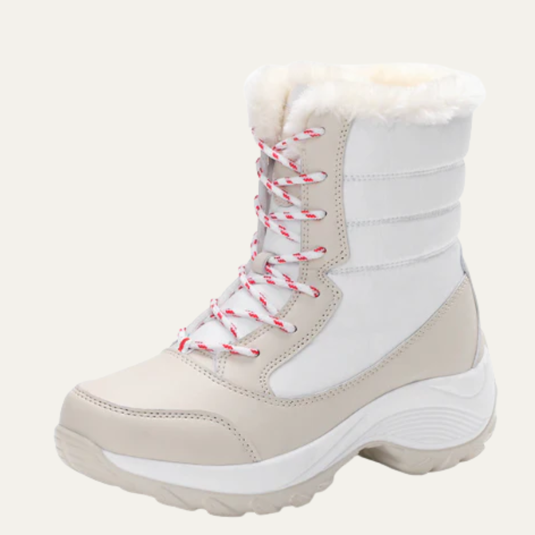 VogeLuxe | Women’s Insulated High Top Winter Boot with Faux Fur Collar