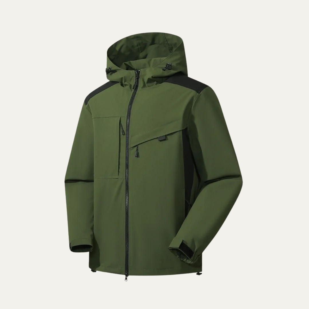 VogeLuxe | Men’s Waterproof Technical Shell Jacket