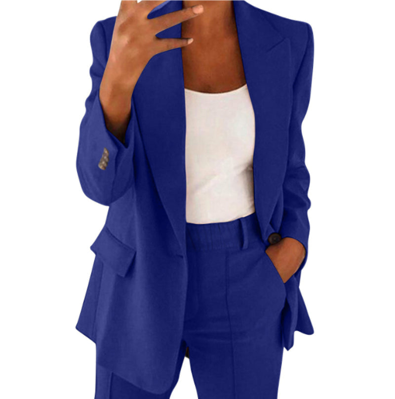Classic Women's Suit Pants Set