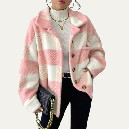 VogeLuxe | Women’s Oversized Plaid Shacket