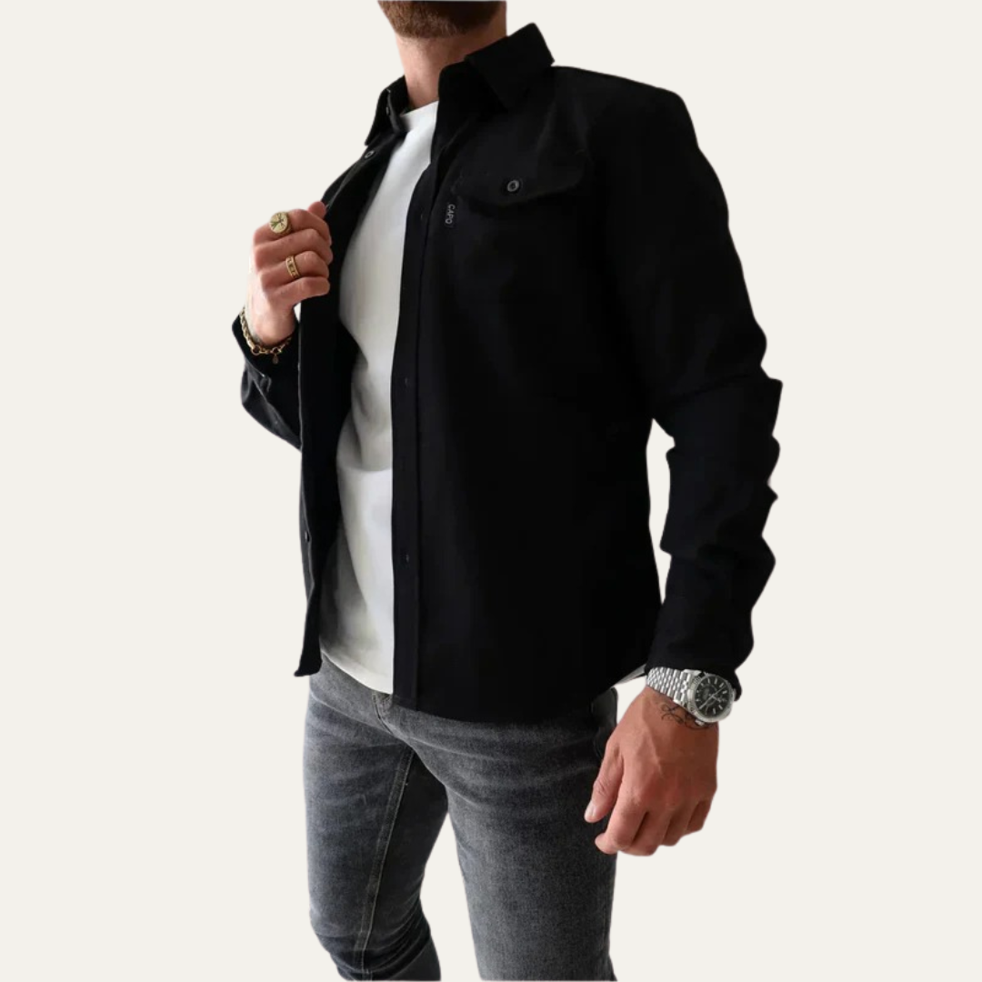 VogeLuxe | Men’s Military-Inspired Shacket