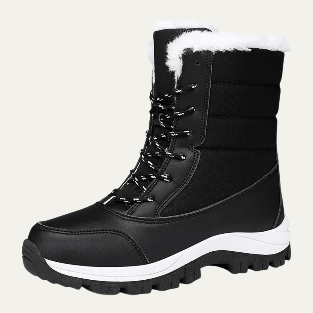 VogeLuxe | Women’s Waterproof Quilted Mid Calf Cold Weather Boot