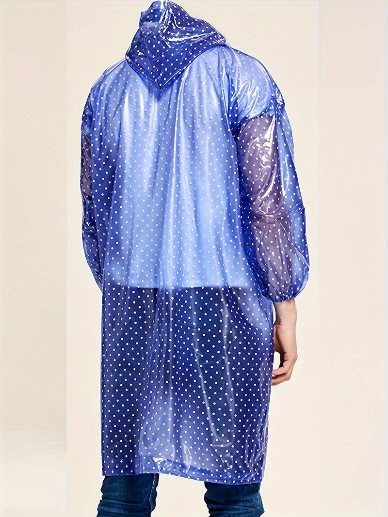Waterproof Women's Dotted Raincoat for Winter