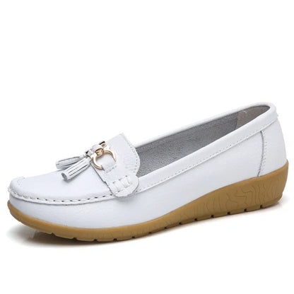 Ladies Classic Genuine Leather Shoes