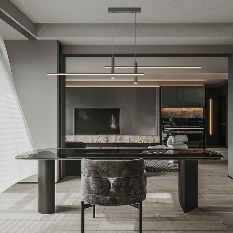 Modern Linear LED Pendant Lamp