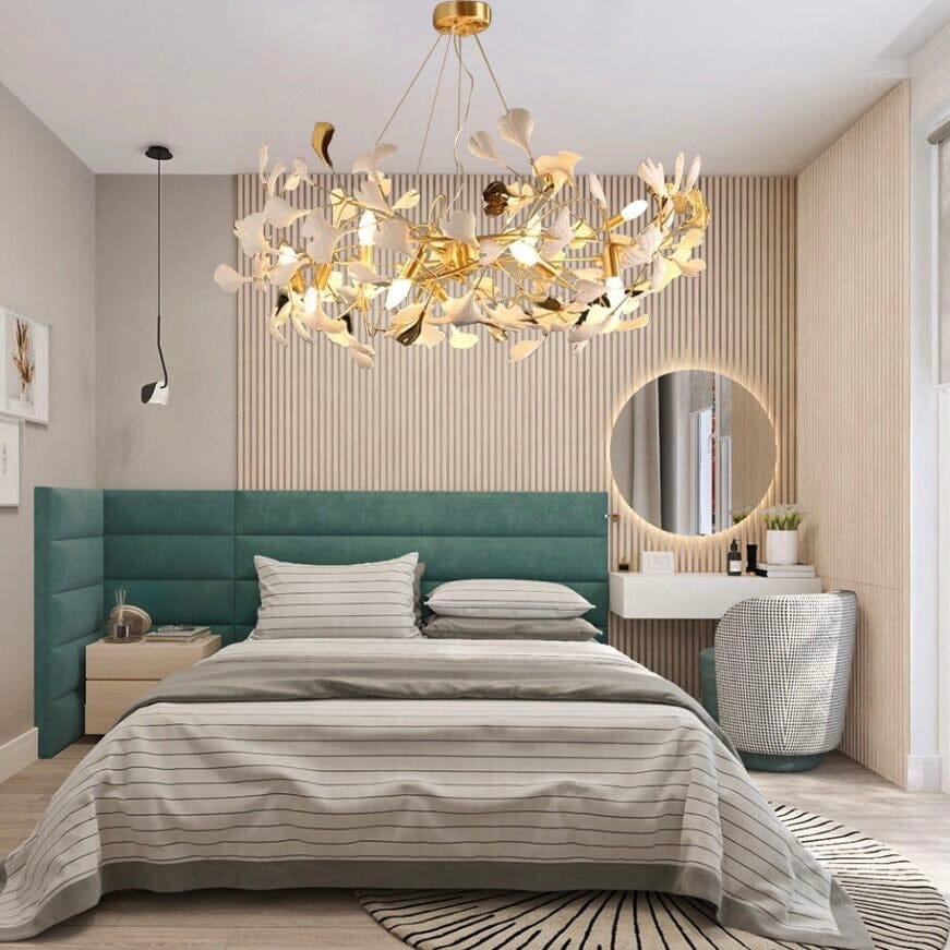 Elegant Floral Pendant Light With Soft Glass Shade