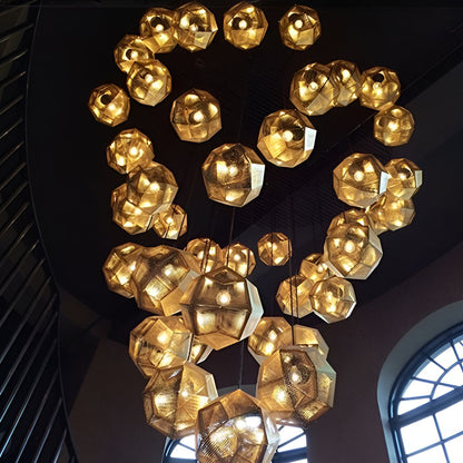 Modern Round Metal Pendant Light Fixture