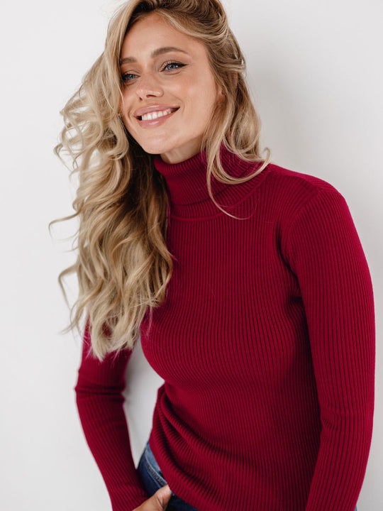 Women's Warm Crew Neck Knit Sweater