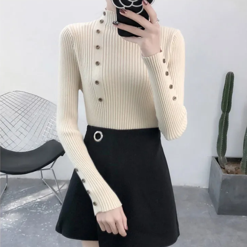 Cozy Women's Winter Cable Knit Sweater