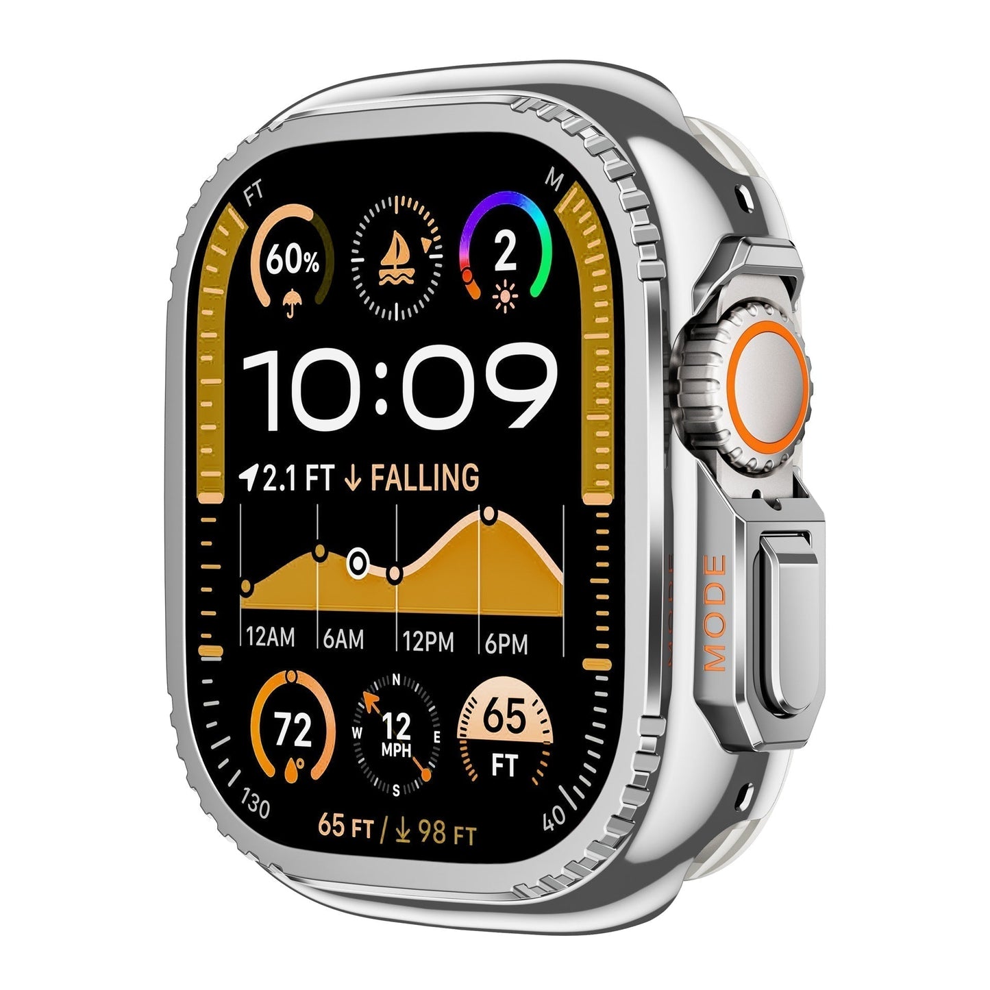 Durable Metal Protective Case for Apple Watch
